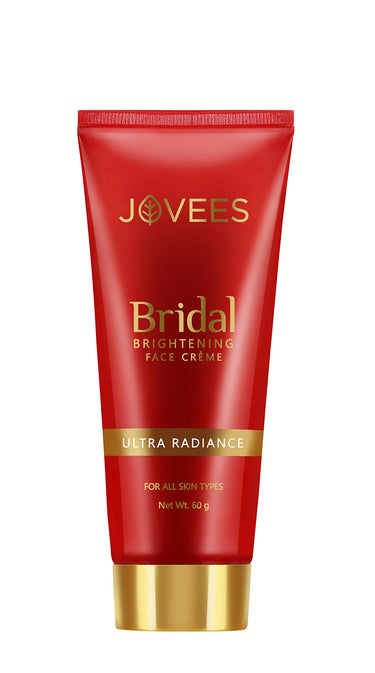 Jovees Herbal Bridal Face Creme | For Natural Glow and Brightness | Ultra Radiance, Hydrated and Flawless skin | Daily Use | For All Skin Types 60 GM